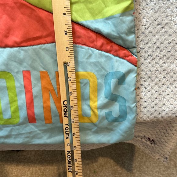 Jurassic World Save Our Dinos Bedding Comforter Blue Green Toddler Bed Blanket - Picture 11 of 11